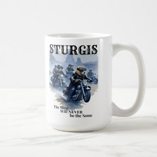 Caneca De Café Sturgis Gangue de Motociclistas Esquilo Cômico do 