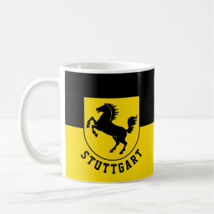 Caneca De Café Stuttgart Flag (Alemanha)