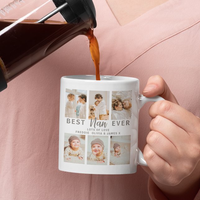 Caneca De Café Stylish Best Nan Ever 6 Photo  (Criador carregado)