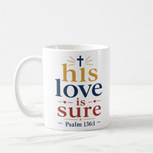 Caneca De Café Sua Amor É Certa Citação Cristã Inspiradora