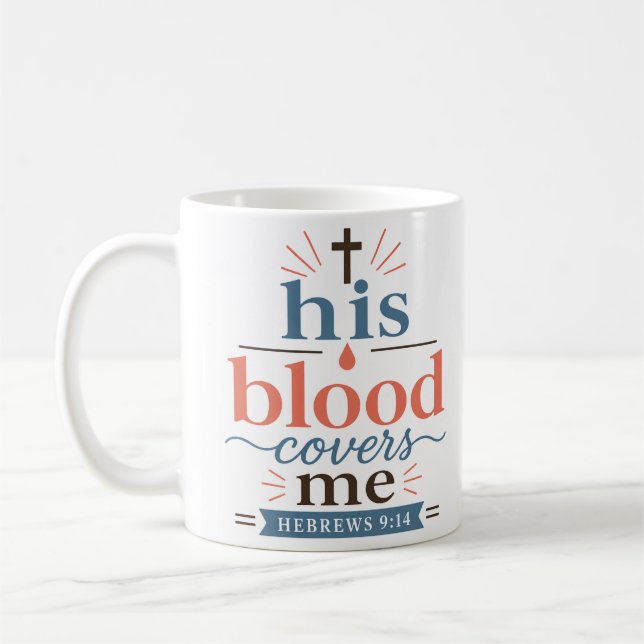 Caneca De Café Sua Fé Clássica Citação Cristã Clássica (Esquerda)