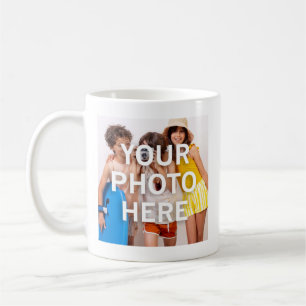 Caneca De Café Sua Foto Aqui