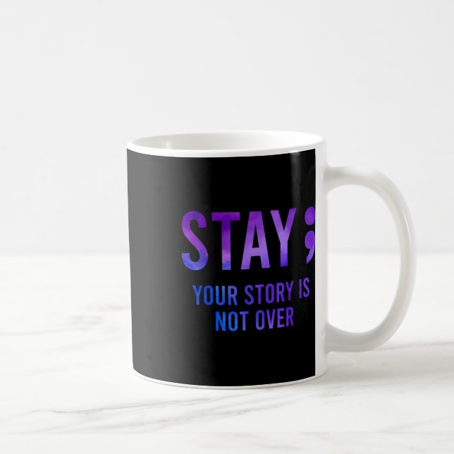Caneca De Café Sua História Não Terminou Fique  (Direita)