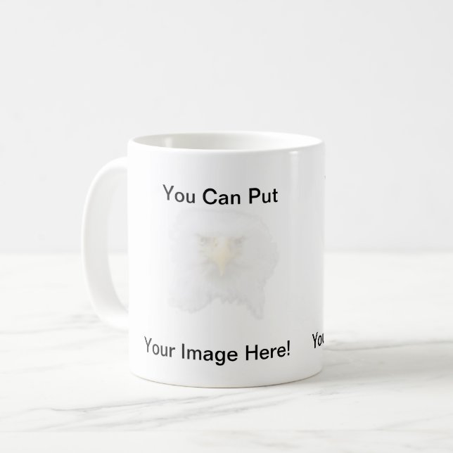 Caneca De Café Sua Imagem Aqui Coffee Mug (Frente Esquerda)
