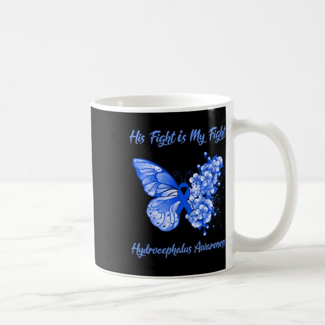 Caneca De Café Sua Luta É A Minha Luta Contra A Hidrocefalia. (Direita)