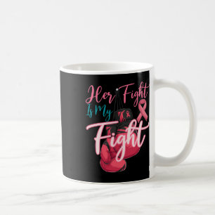 Caneca De Café Sua Luta É Minha Luta Com O Cancer De Fita Rosa