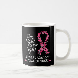 Caneca De Café Sua luta é nossa luta Sensibilização do Cancer da