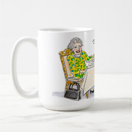 Caneca De Café Sua Majestade, Rainha Elizabeth II