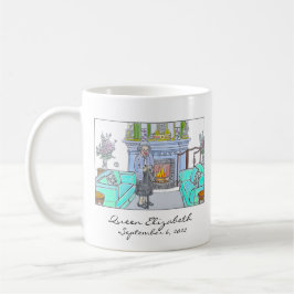 Caneca De Café Sua Majestade, Rainha Elizabeth II
