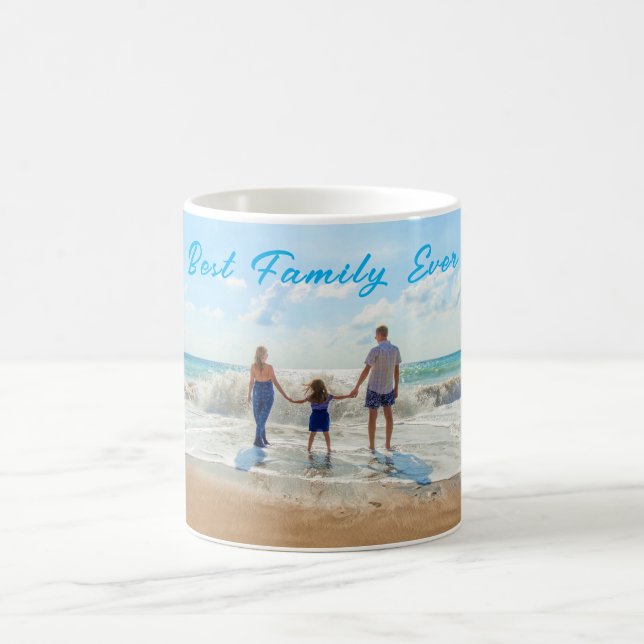 Caneca De Café Sua Melhor Família Alguma Vez Fotografar Mug de Ca (Centro)