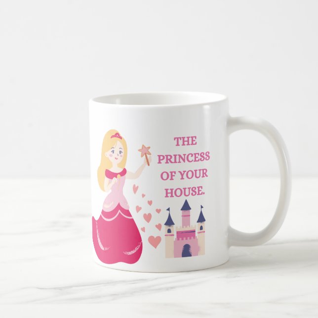 Caneca De Café Sua Pequena Princesa Mug (Direita)