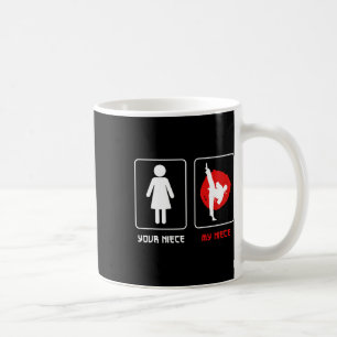 Caneca De Café Sua Sobrinha Minha Sobrinha Tio de Karatê Orgulhos