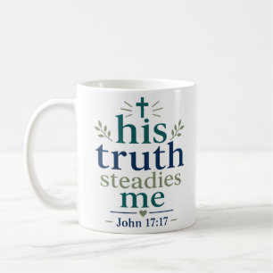 Caneca De Café Sua Verdade Me Fortalece Citação Inspiradora da Es