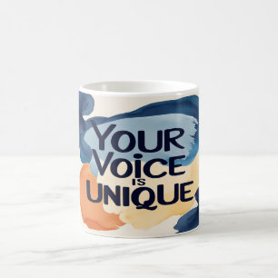 Caneca De Café Sua Voz É Única opção 2