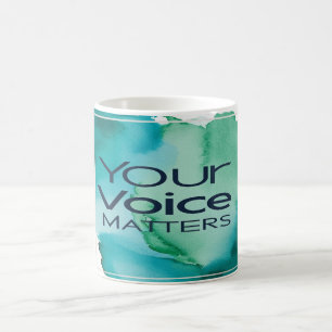 Caneca De Café Sua Voz Importa