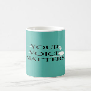 Caneca De Café Sua Voz Importa opção 2