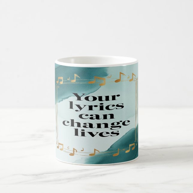 Caneca De Café Suas Letras Podem Mudar Vidas (Centro)