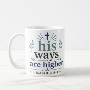 Caneca De Café Suas Maneiras São Mais Elevadas Inspiração Cristã