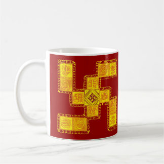 Caneca De Café Suástica tradicional indiana