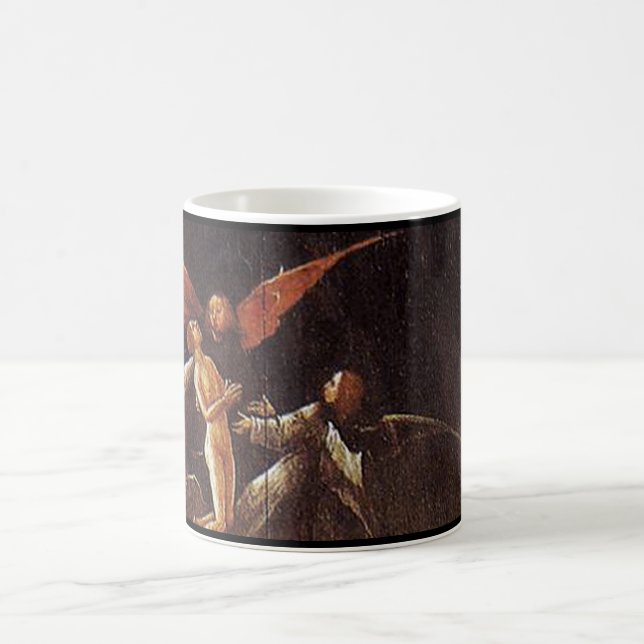 Caneca De Café Subida da abençoada, por Hieronymus Bosch (Centro)