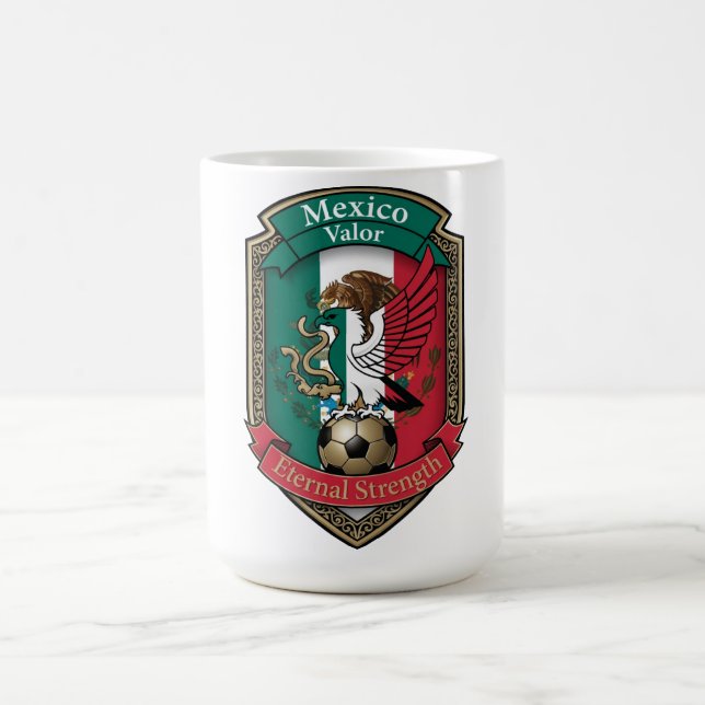 Caneca De Café Subida da Águia Mexicana, Presente da Bandeira Mex (Centro)