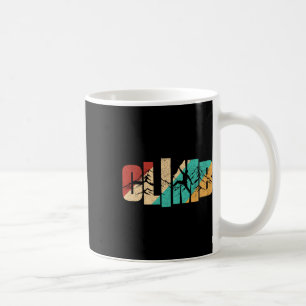 Caneca De Café Subir Palavra Escalada Para Homens Escalador Retro