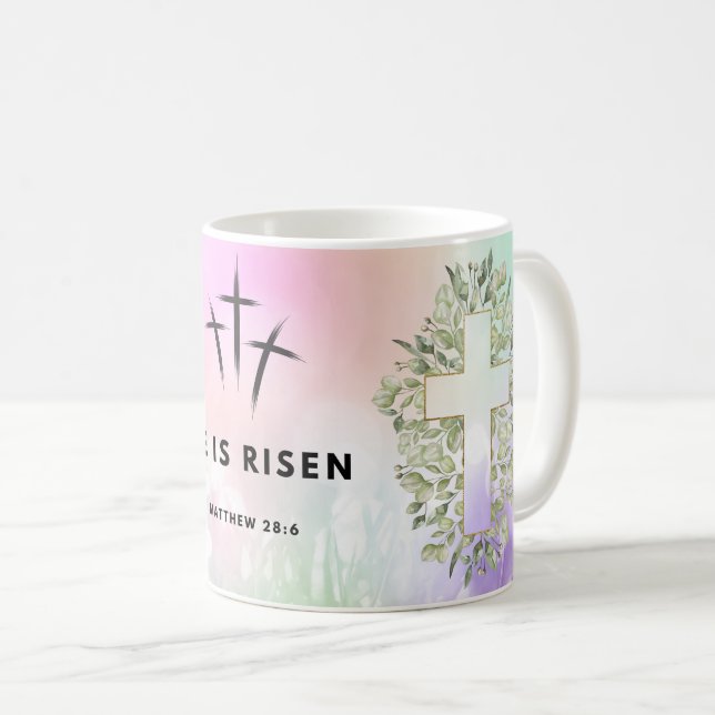 Caneca De Café Sublimação da Cristo de Jesus Coffee Mug (Frente Esquerda)