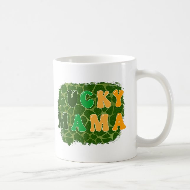 Caneca De Café Sublimação da Mãe Sortuda (Direita)