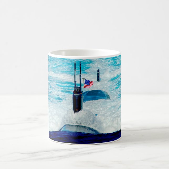 Caneca De Café SUBMARINA DE ATAQUE RÁPIDO - SSN-770 Mug (Centro)