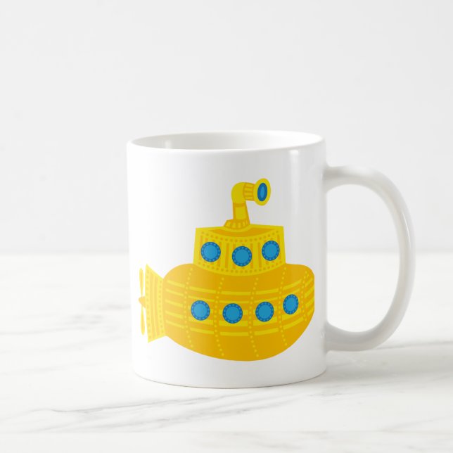 Caneca De Café Submarino Amarelo (Direita)