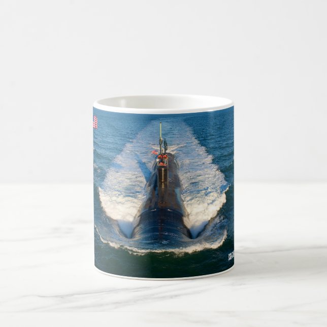 Caneca De Café SUBMARINO DE ATAQUE RÁPIDO DOS EUA - SSN-782 Mug (Centro)