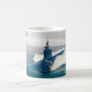 Caneca De Café SUBMARINO DE ATAQUE RÁPIDO DOS EUA - SSN-789 Mug