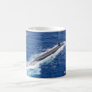 Caneca De Café SUBMARINO MÍSSEIS BALÍSTICO DOS EUA - SSBN-741 Mug