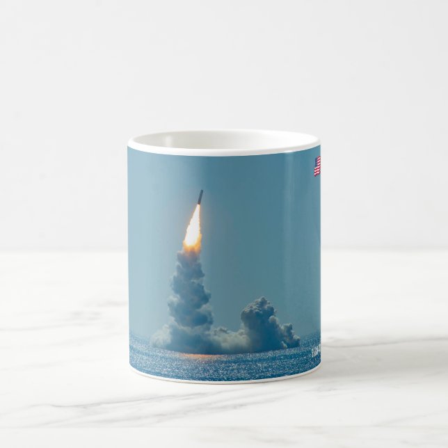 Caneca De Café SUBMARINO MÍSSEIS BALÍSTICO DOS EUA - SSBN-741 Mug (Centro)