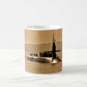 Caneca De Café SUBMARINO MÍSSEIS CRUISE DOS EUA - SSGN-728 Mug