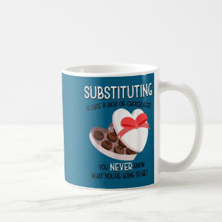 Caneca De Café Substitute School Teacher Valentine S Day Gift For