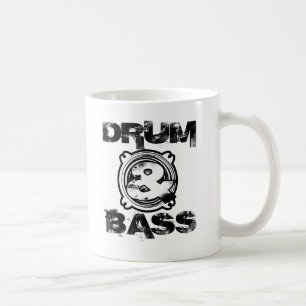 Caneca De Café Subwoofer do cilindro e do baixo
