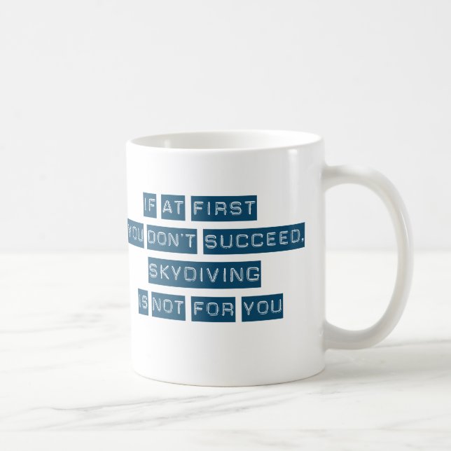 Caneca De Café Sucesso em Skydiving (Direita)