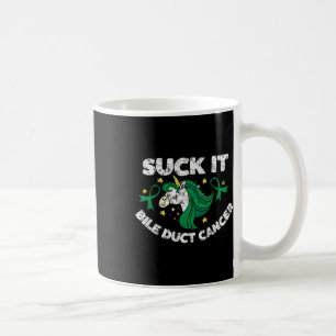 Caneca De Café Suck It Bile Duct Cancer Cote Quote Com O Unicorn