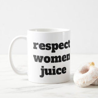 Caneca De Café Suco das mulheres do respeito