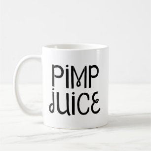 Caneca De Café Suco de Cafetão Humor Divertido em Texto Preto