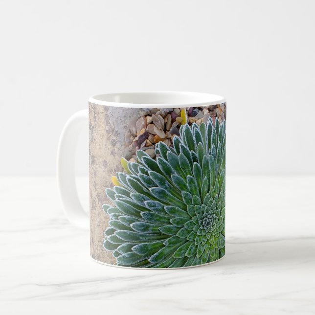 Caneca De Café Suculente planta do deserto (Frente Esquerda)