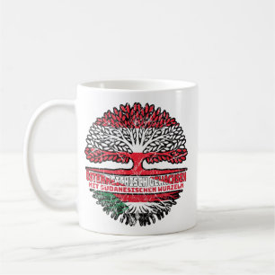 Caneca De Café Sudan Sudanesisch Österreichisch Österreich Baum