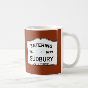 Caneca De Café Sudbury entrando