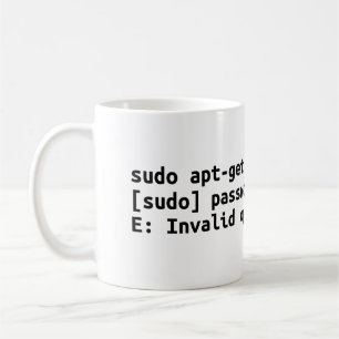 Caneca De Café sudo apt get wind*ws