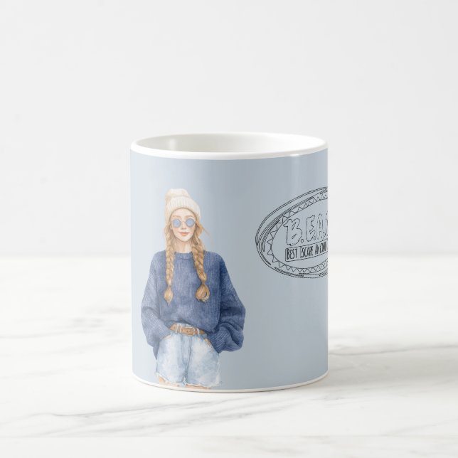 Caneca De Café Suéter Azul Praia Ruiva Baixa (Centro)