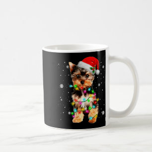 Caneca De Café Suéter de Natal de árvore de cães Yorkie Animal de