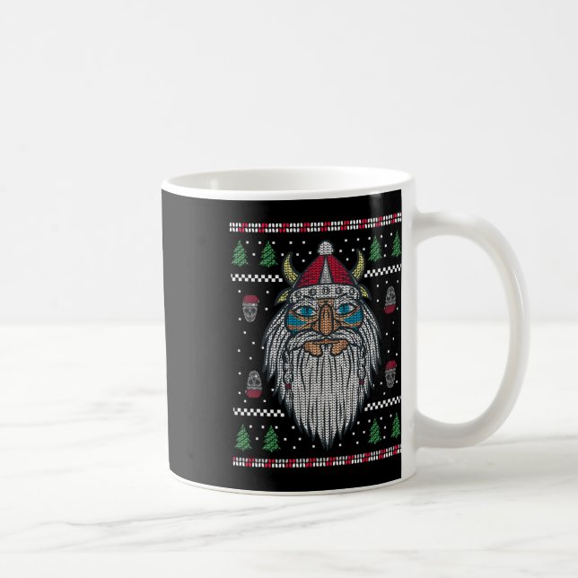 Caneca De Café Suéteres de Natal Feios 1 (Direita)