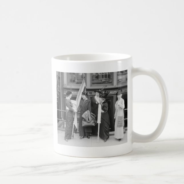 Caneca De Café Suffragettes espirituoso, 1914 (Direita)