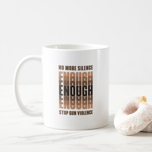 Caneca De Café Suficiente | Clássica #11 (Com Donut)